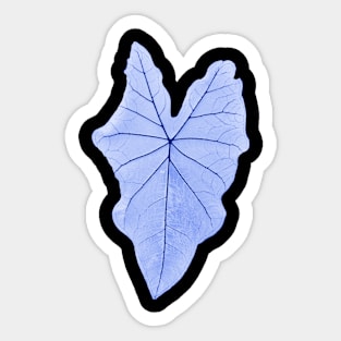 Leaf Blue Sticker